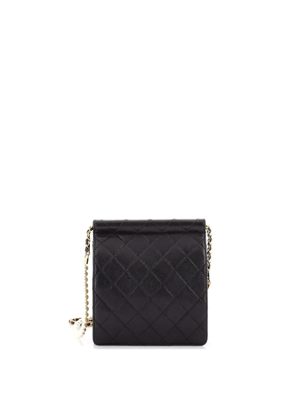 Chanel Pearl Chain Flap Bag Quilted #292110C29B